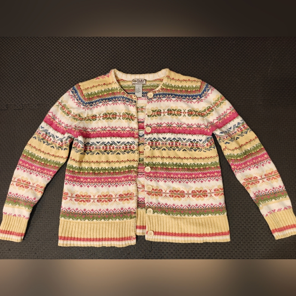 ❤️‍🔥🔥HURRY!! STORE CLOSE THIS WEEK!Vintage Colorful Fair Isle Sweater Cardigan